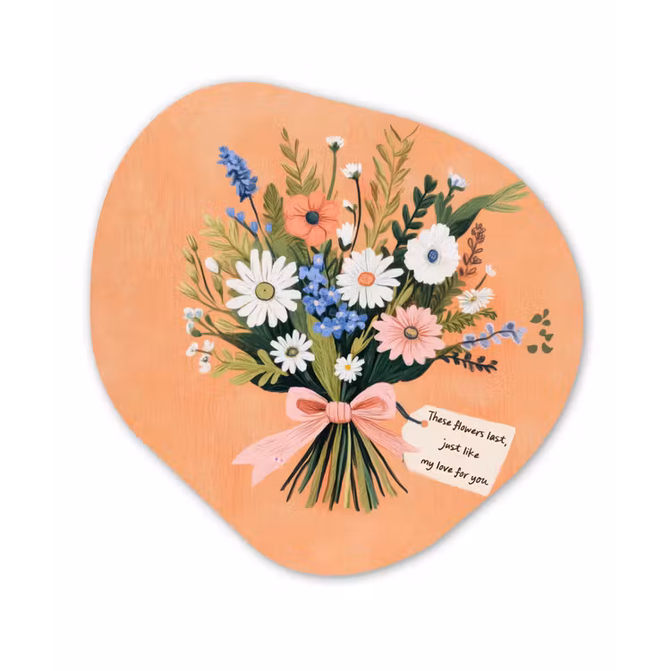 Organisch schilderij - Forex - Boeket - Strikje - Quote — 1