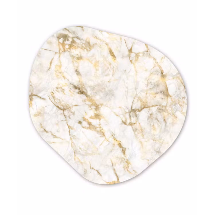 Organisch schilderij - Forex - Goud - Licht - Nerf - Marmer — 1