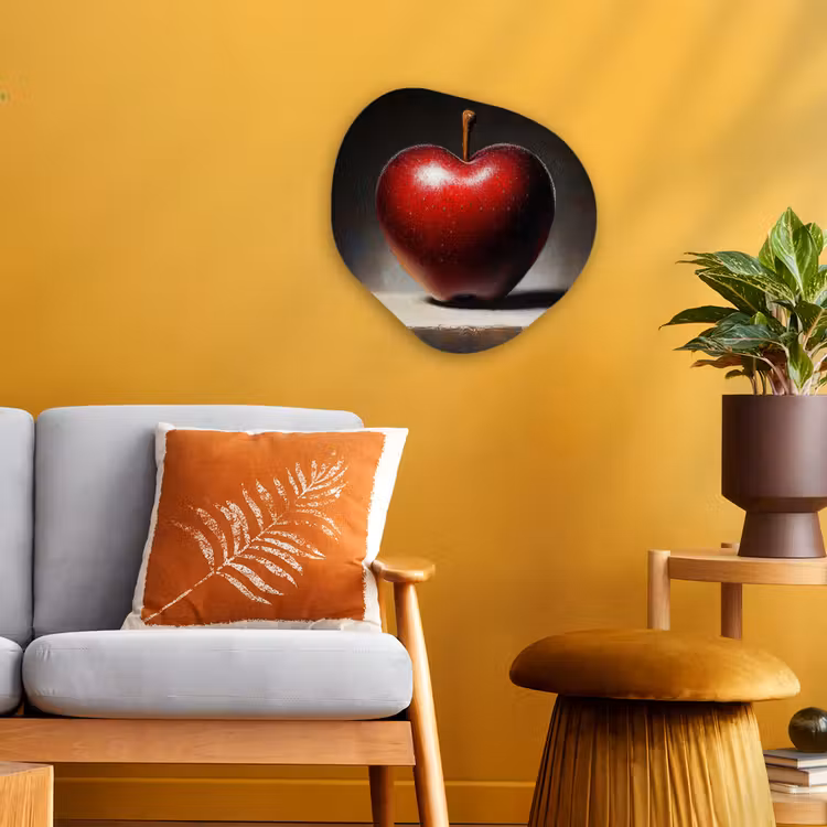 Organisch schilderij - Forex - Apple - Hart - Rood — 3