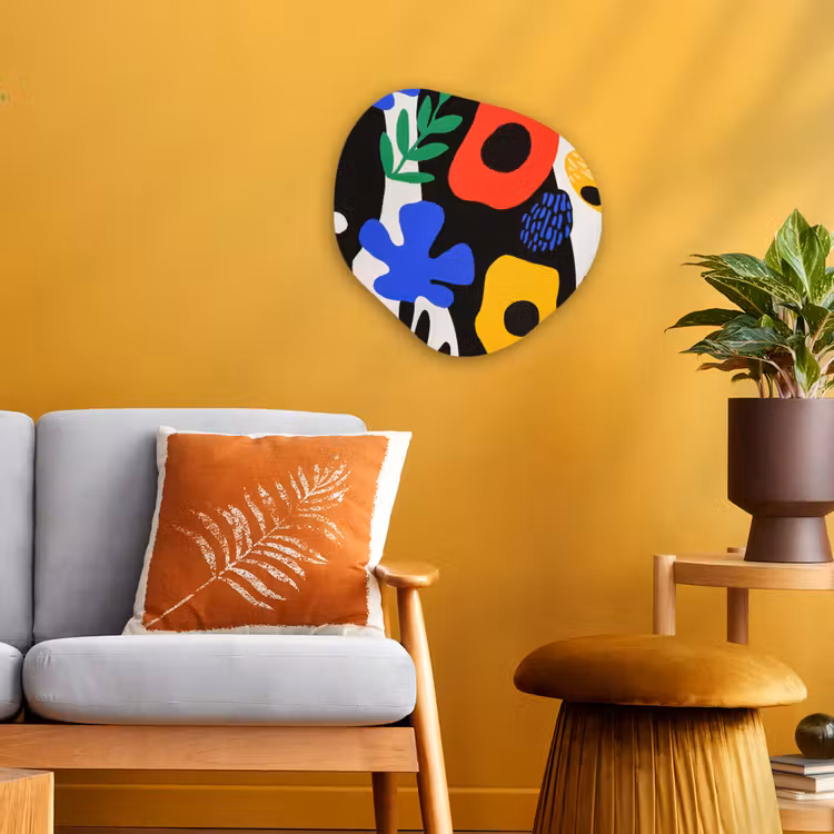 Organisch schilderij - Forex - Bloemen - Bladeren - Abstract - Zwart — 3
