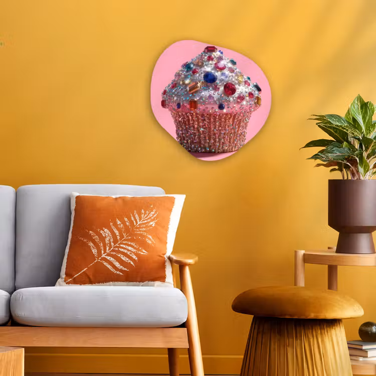 Organisch schilderij - Forex - Cupcake - Kleurrijk - Edelstenen — 3