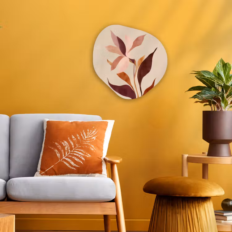 Organisch schilderij - Forex - Bloemen - Blaadjes - Minimalistisch - Roze — 3