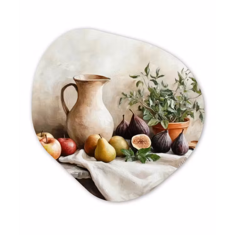 Organisch schilderij - Forex - Fruit - Kruiden - Landelijk — 1