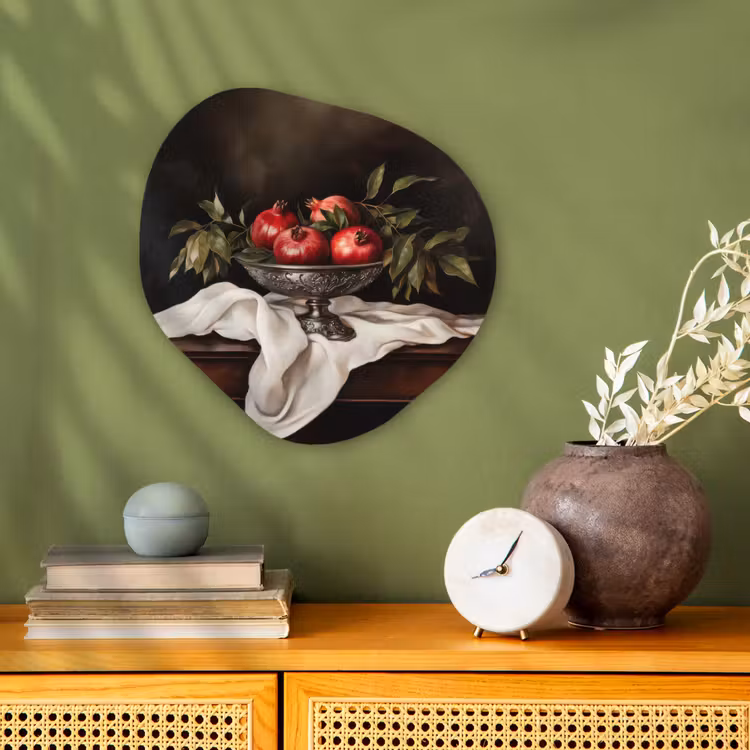 Organisch schilderij - Forex - Granaatappels - Klassiek - Vintage — 2