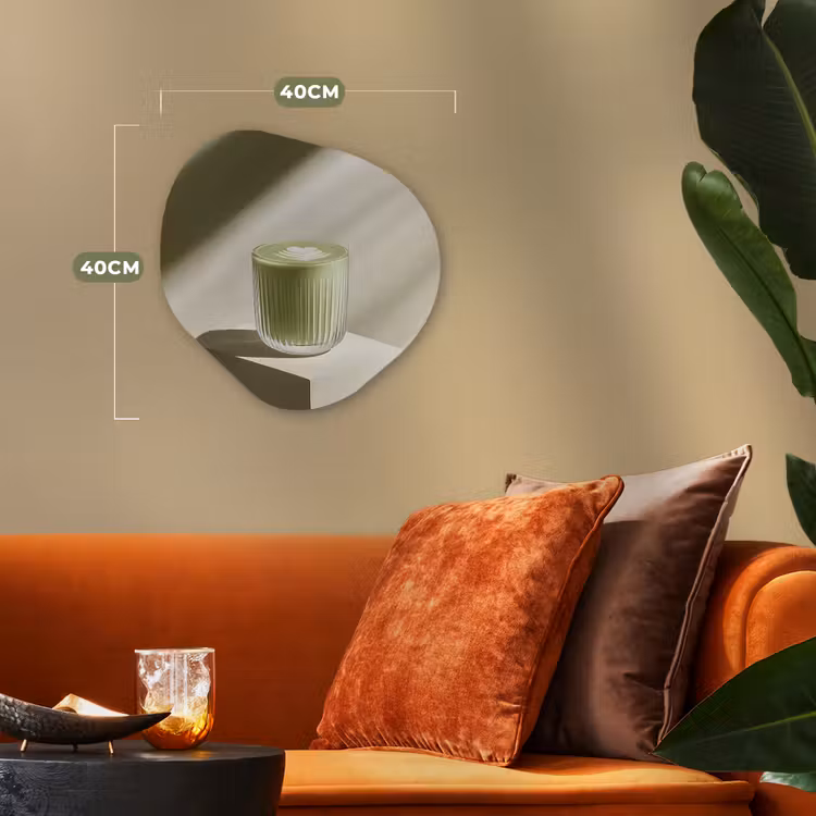 Organisch schilderij - Forex - Matcha - Glas - Groen - Minimalistisch — 4
