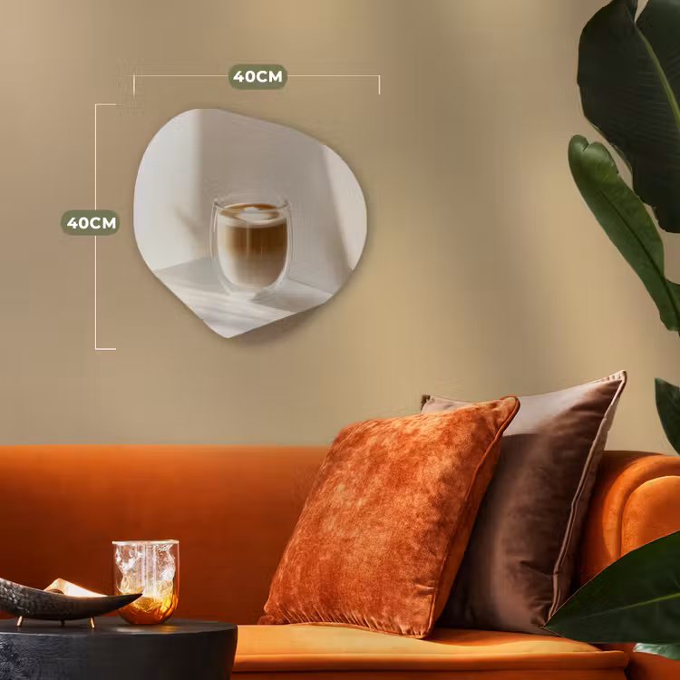 Organisch schilderij - Forex - Mok - Latte - Minimalistisch - Schaduw — 4