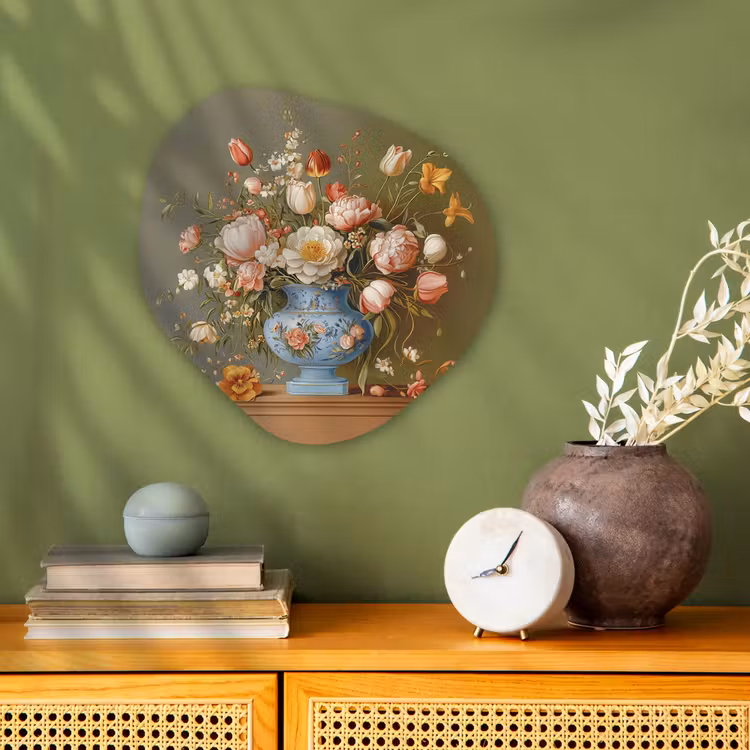 Organisch schilderij - Forex - Neutral - Bloemen - Boeket - Vaas — 2