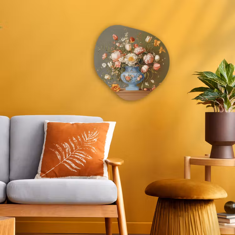 Organisch schilderij - Forex - Neutral - Bloemen - Boeket - Vaas — 3