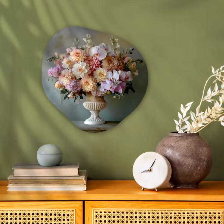 Organisch schilderij - Forex - Orchidee - Boeket - Vaas - Bloemen — 2