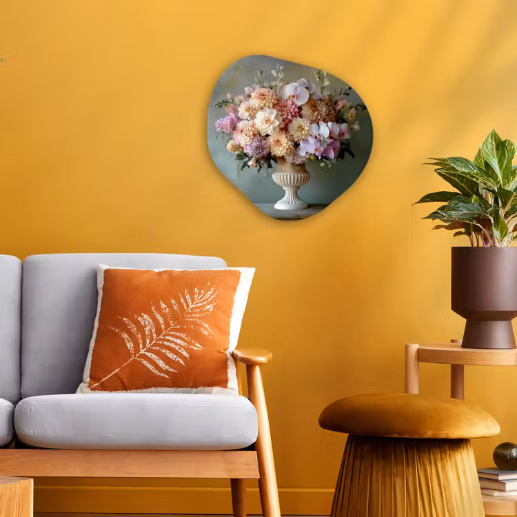 Organisch schilderij - Forex - Orchidee - Boeket - Vaas - Bloemen — 3