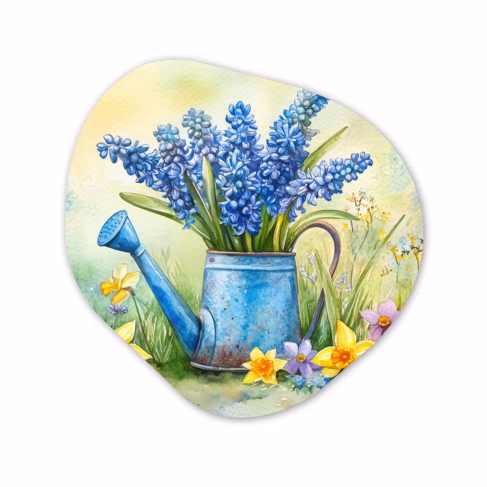 Organisch schilderij - Forex - Gieter - Lavendel - Bloesems — 1