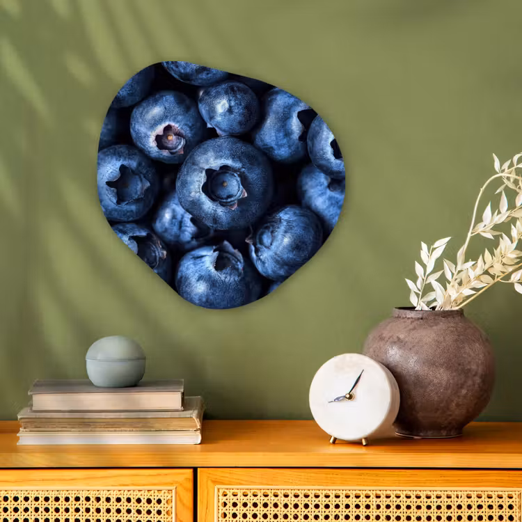 Organisch schilderij - Forex - Bessen - Blauw - Fruit — 2