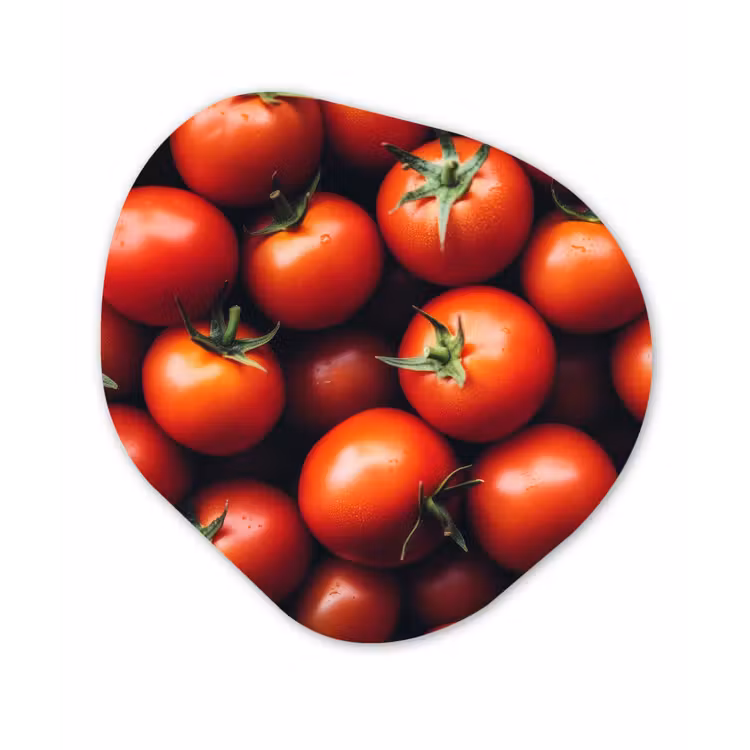 Organisch schilderij - Forex - Groente - Rood - Tomaten — 1