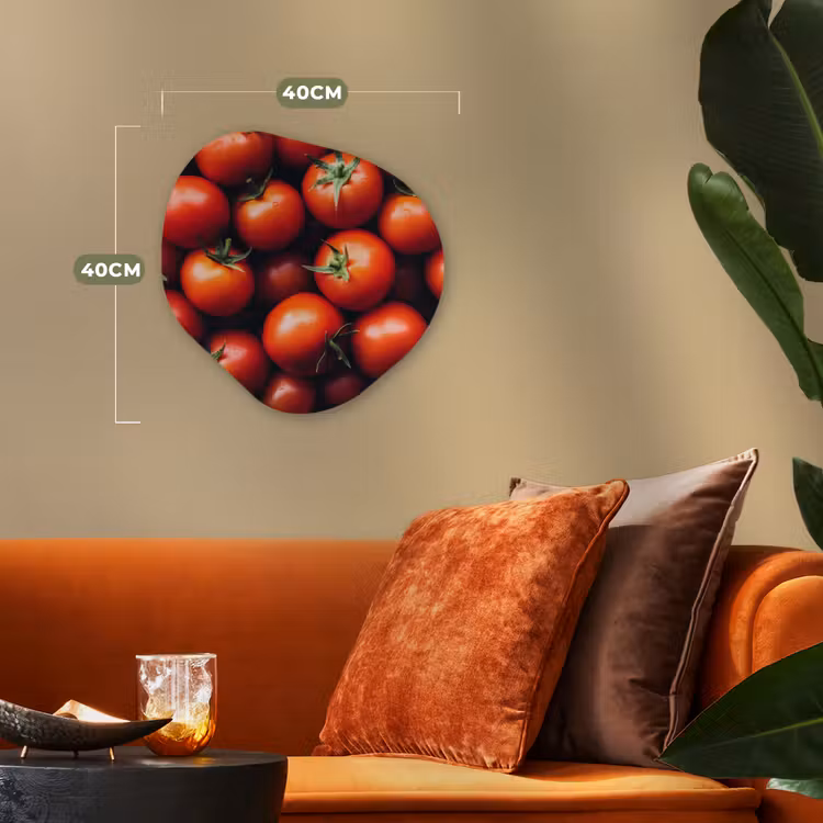 Organisch schilderij - Forex - Groente - Rood - Tomaten — 4