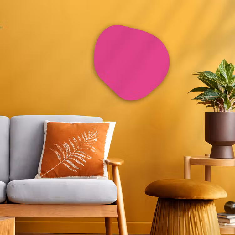 Organisch schilderij - Forex - Fuchsia - Neon - Kleuren — 3
