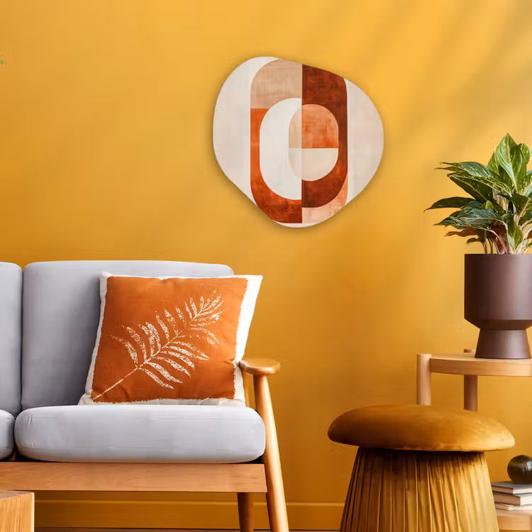 Organisch schilderij - Forex - Illustratie - Abstract - Vormen - Rood — 3