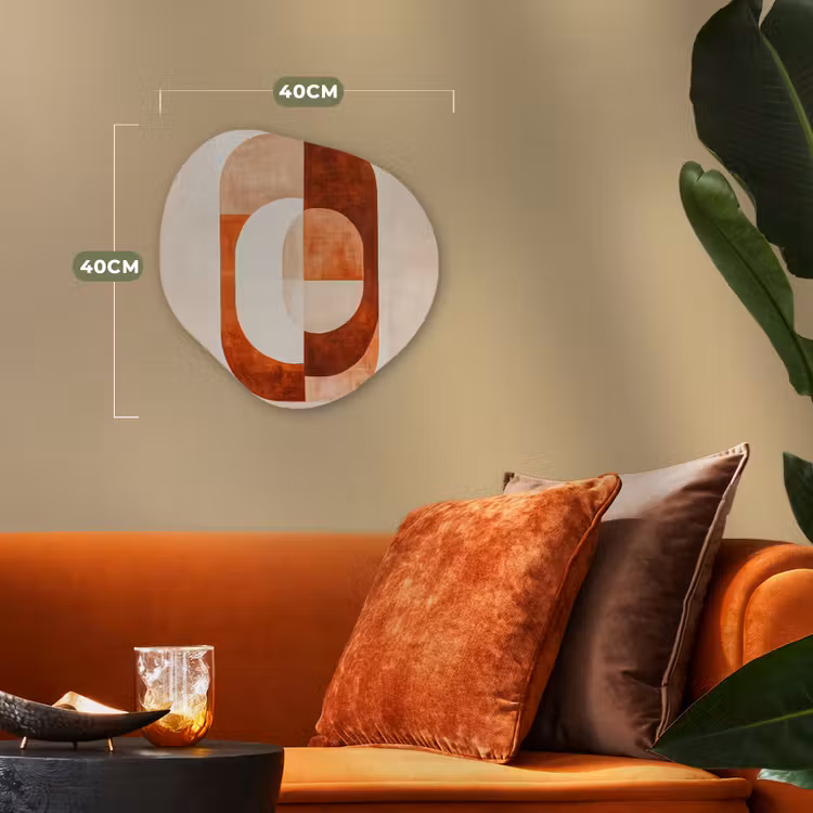 Organisch schilderij - Forex - Illustratie - Abstract - Vormen - Rood — 4