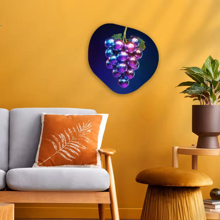 Organisch schilderij - Forex - Paars - Disco - Feest - Druif — 3