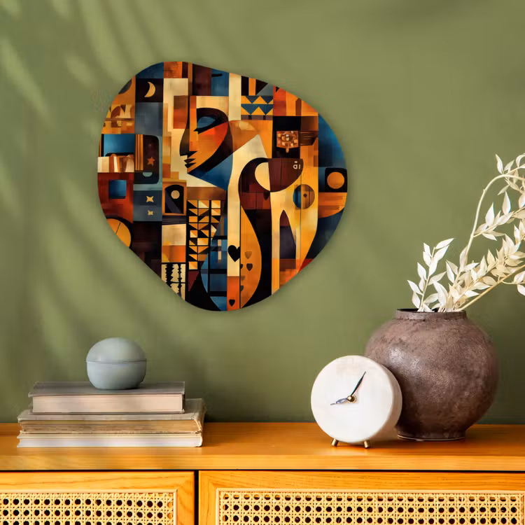 Organisch schilderij - Forex - Figuren - Abstract - Symbolen — 2