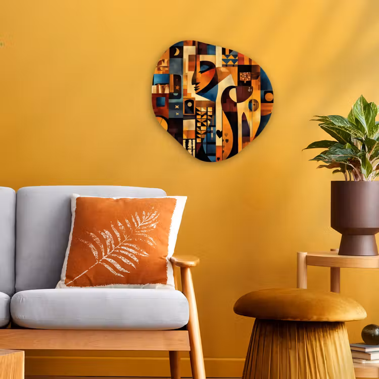 Organisch schilderij - Forex - Figuren - Abstract - Symbolen — 3