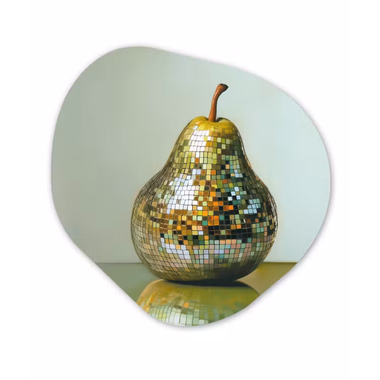 Organisch schilderij - Forex - Fruit - Disco - Art - Glitter — 1