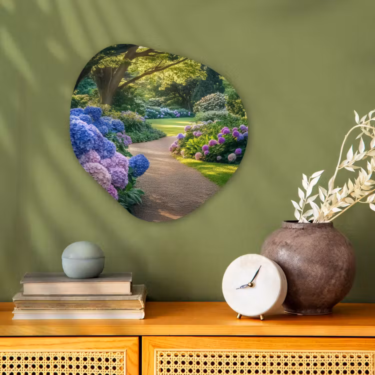 Organisch schilderij - Forex - Hortensia- Park - Pad — 2