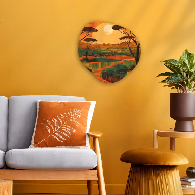 Organisch schilderij - Forex - Landschap - Afrikaans - Zon — 3