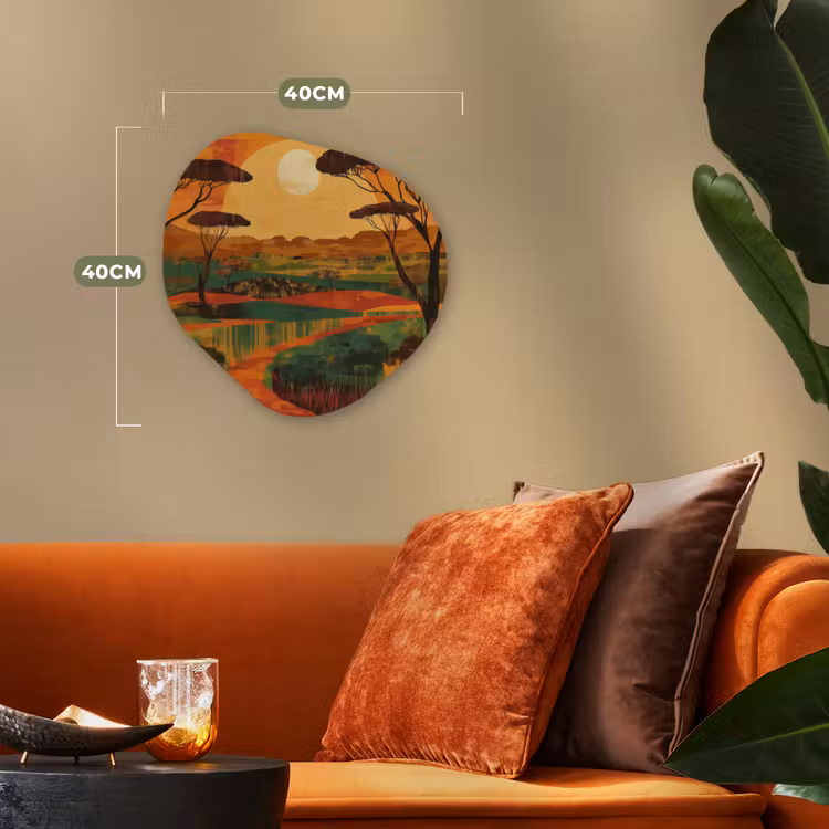 Organisch schilderij - Forex - Landschap - Afrikaans - Zon — 4