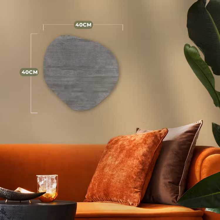Organisch schilderij - Forex - Patroon - Beton - Grijs — 4