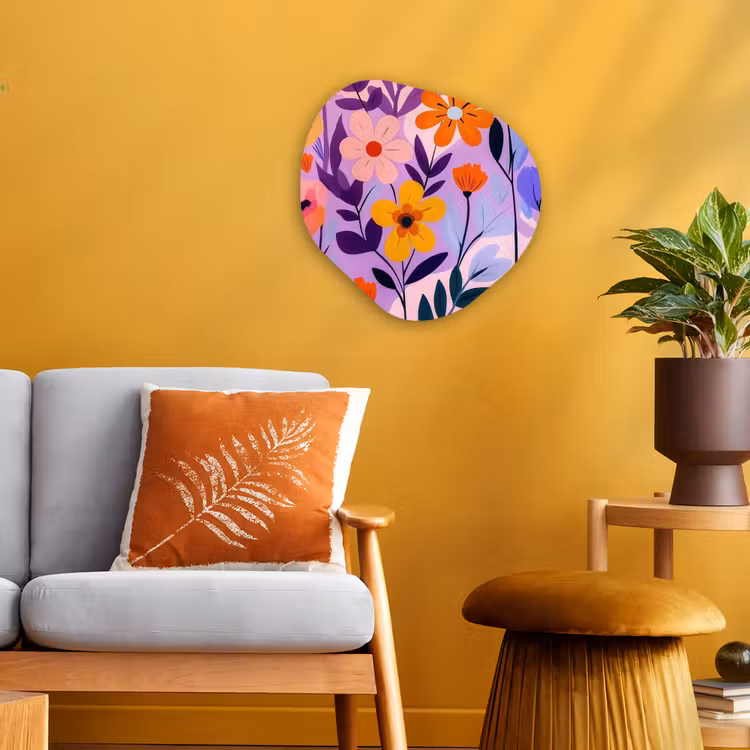 Organisch schilderij - Forex - Bloemen - Kleurrijk - Bladeren — 3