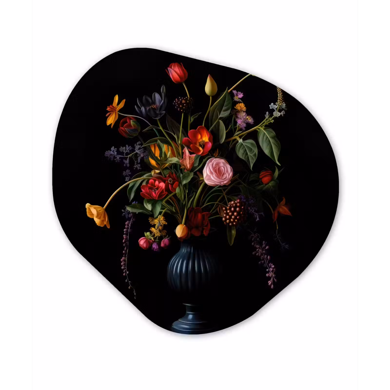 Organisch schilderij - Forex - Bloemen - Bessen - Klassiek — 1