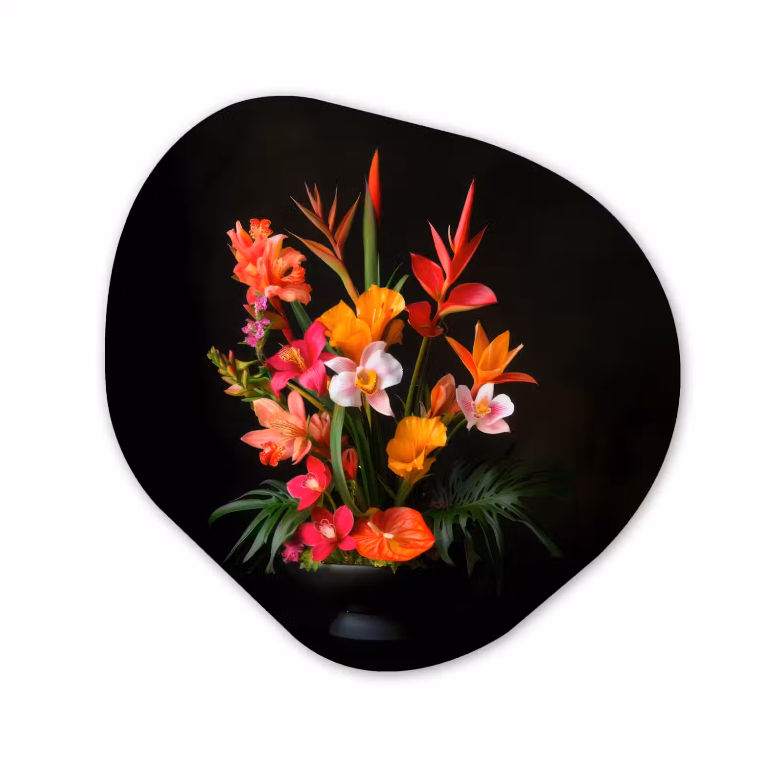 Organisch schilderij - Forex - Boeket - Bloemen - Exotisch — 1