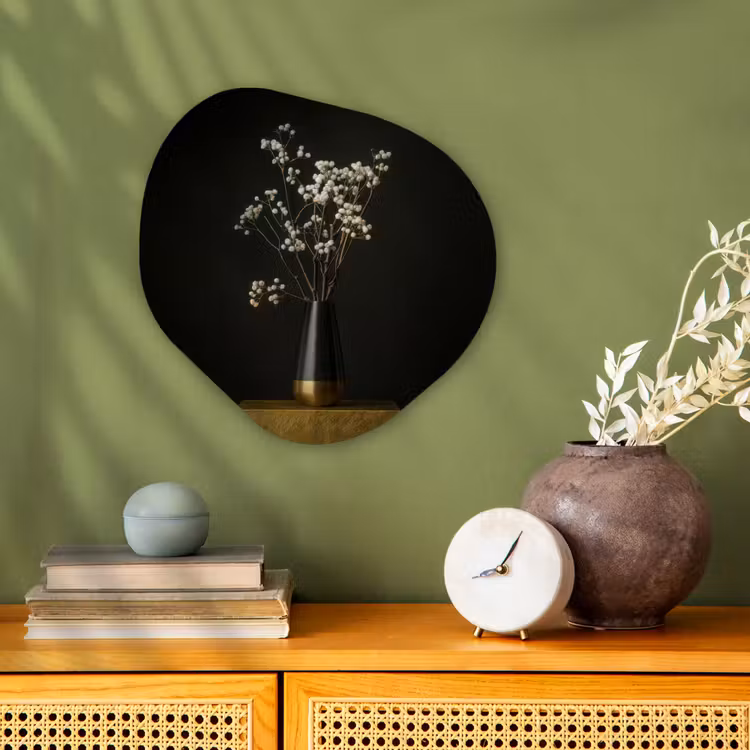 Organisch schilderij - Forex - Bloembollen - Wit - Vaas - Minimalistisch — 2