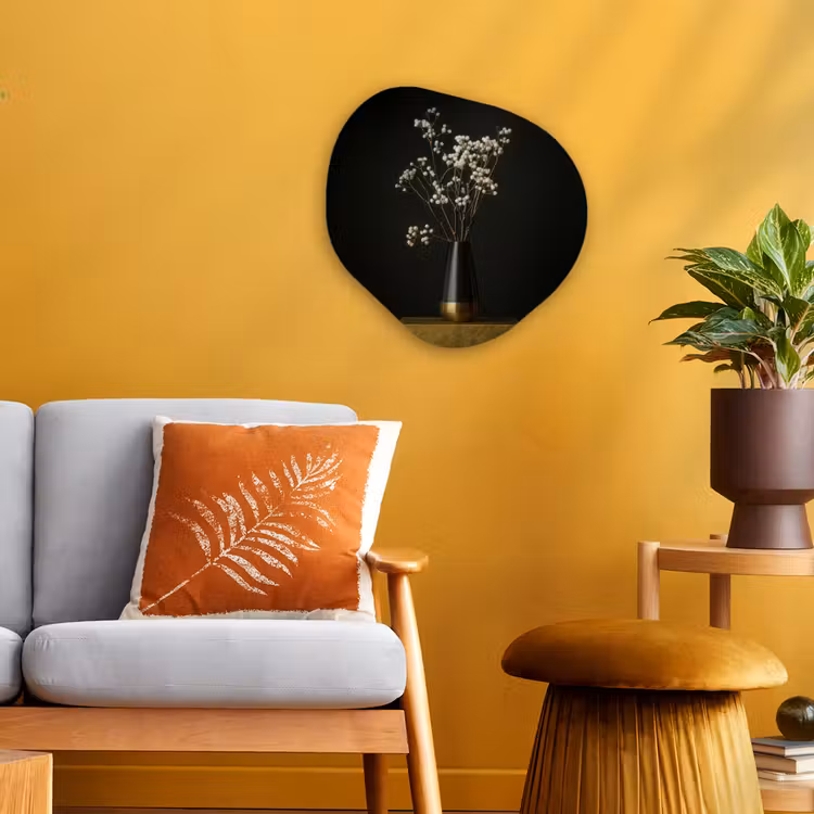 Organisch schilderij - Forex - Bloembollen - Wit - Vaas - Minimalistisch — 3