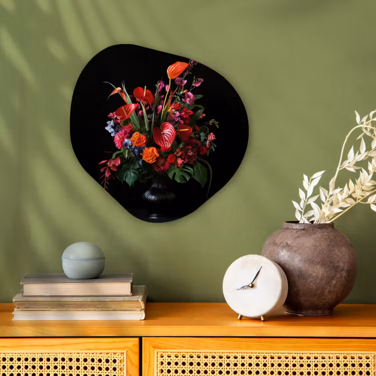 Organisch schilderij - Forex - Bloemen - Boeket - Sierlijk — 2