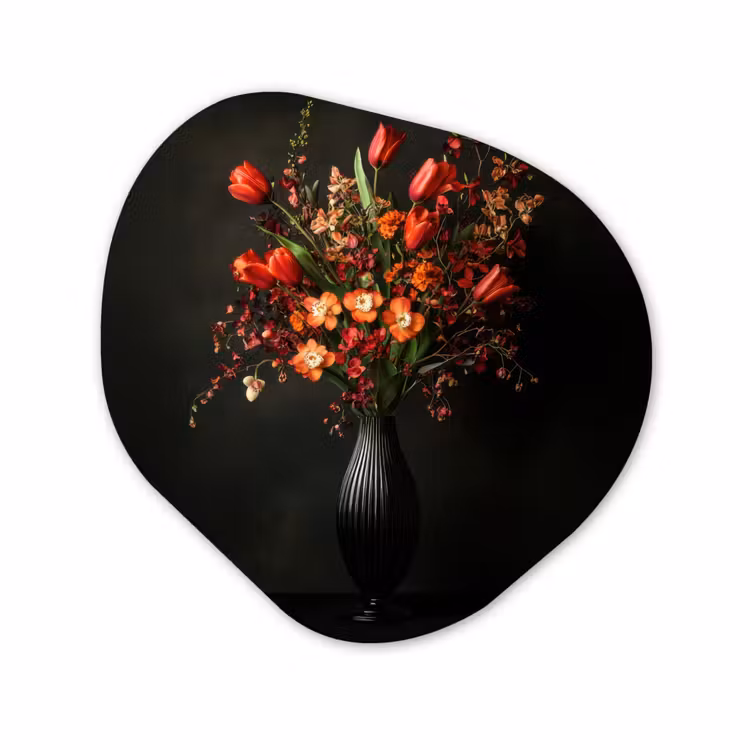 Organisch schilderij - Forex - Bloemen - Takken - Boeket — 1