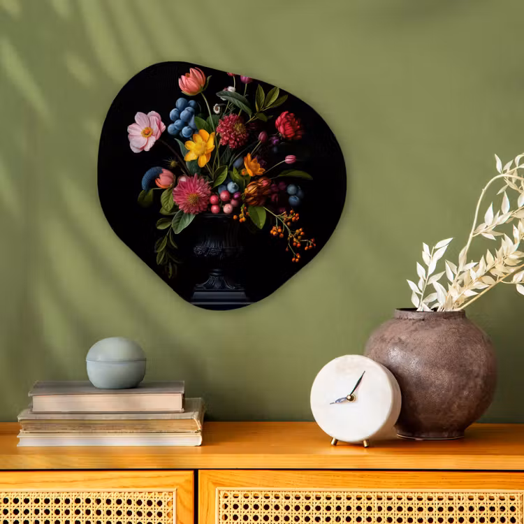 Organisch schilderij - Forex - Bloemen - Vrolijk - Vaas — 2