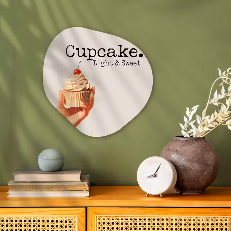 Organisch schilderij - Forex - Cupcake - Zoet - Kers — 2