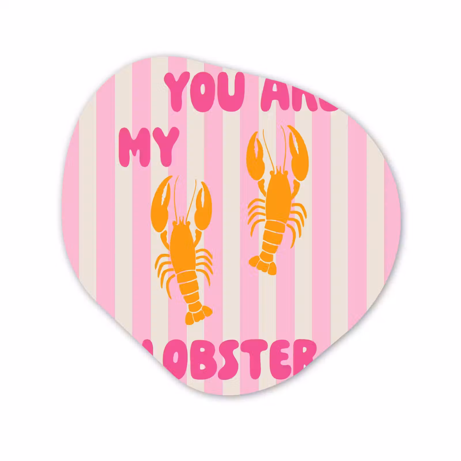 Organisch schilderij - Forex - Lobster - Love - Valentijn — 1