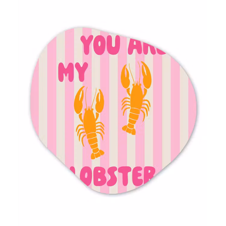 Organisch schilderij - Forex - Lobster - Love - Valentijn — 1
