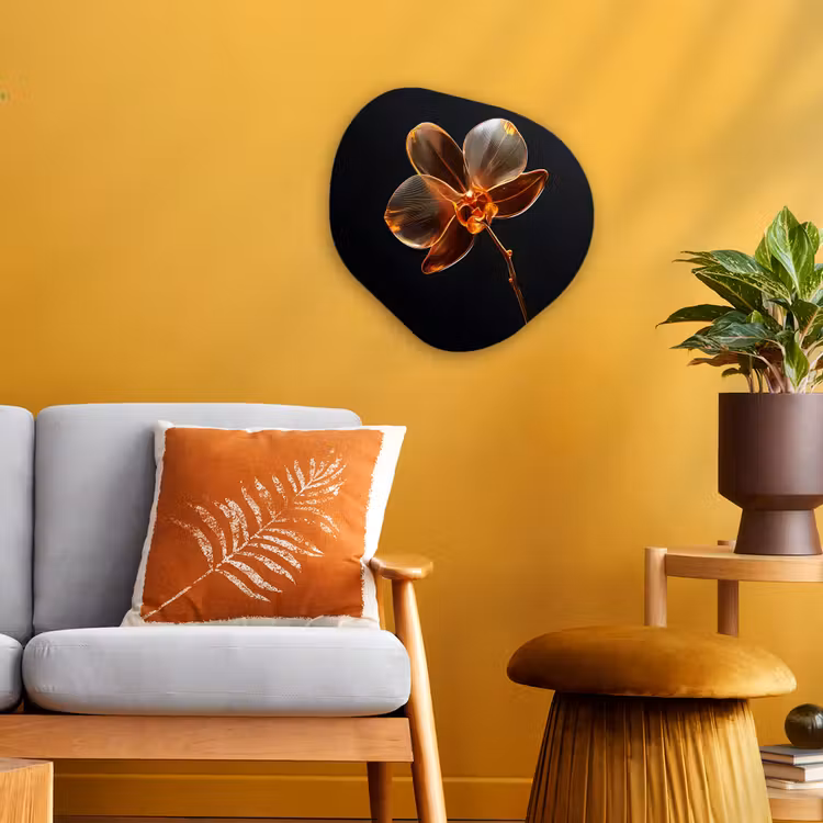 Organisch schilderij - Forex - Orchidee - Doorzichtig - Bloem — 3