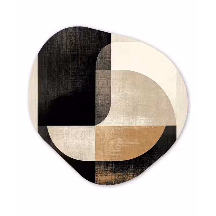 Organisch schilderij - Forex - Modern - Vierkant - Vormen — 1