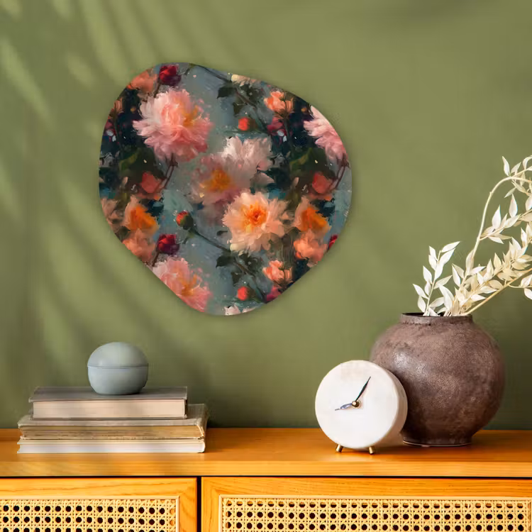 Organisch schilderij - Forex - Dahlia - Bloemen - Patroon — 2