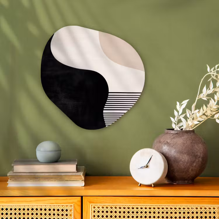 Organisch schilderij - Forex - Abstract - Japandi - Beige - Modern — 2