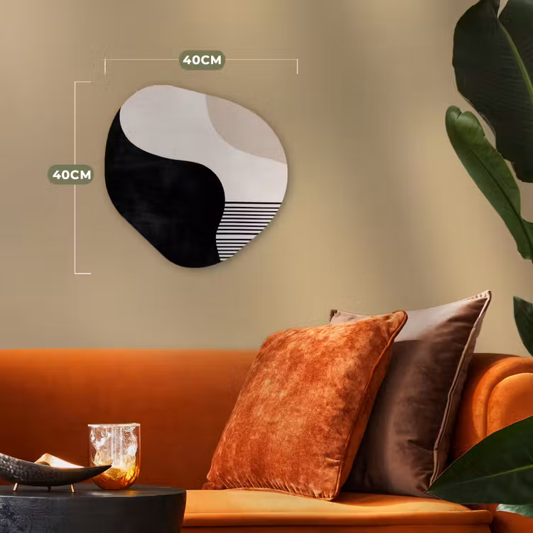 Organisch schilderij - Forex - Abstract - Japandi - Beige - Modern — 4