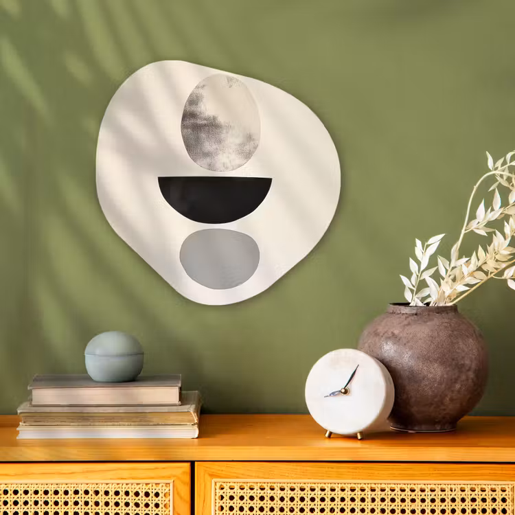 Organisch schilderij - Forex - Beige - Japandi - Wabi sabi — 2