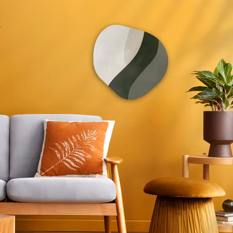 Organisch schilderij - Forex - Japandi - Groen - Abstract - Modern — 3