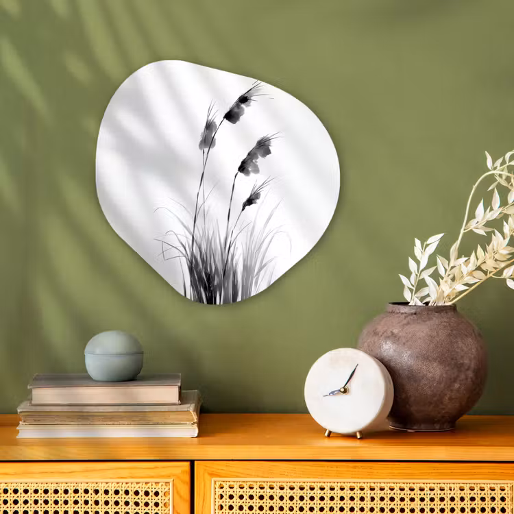 Organisch schilderij - Forex - Minimalistisch - Stelen - Wit — 2