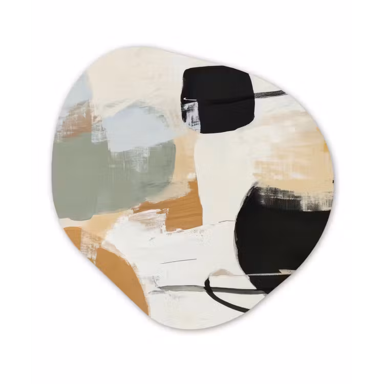 Organisch schilderij - Forex - Paint - Abstract - Kleuren — 1
