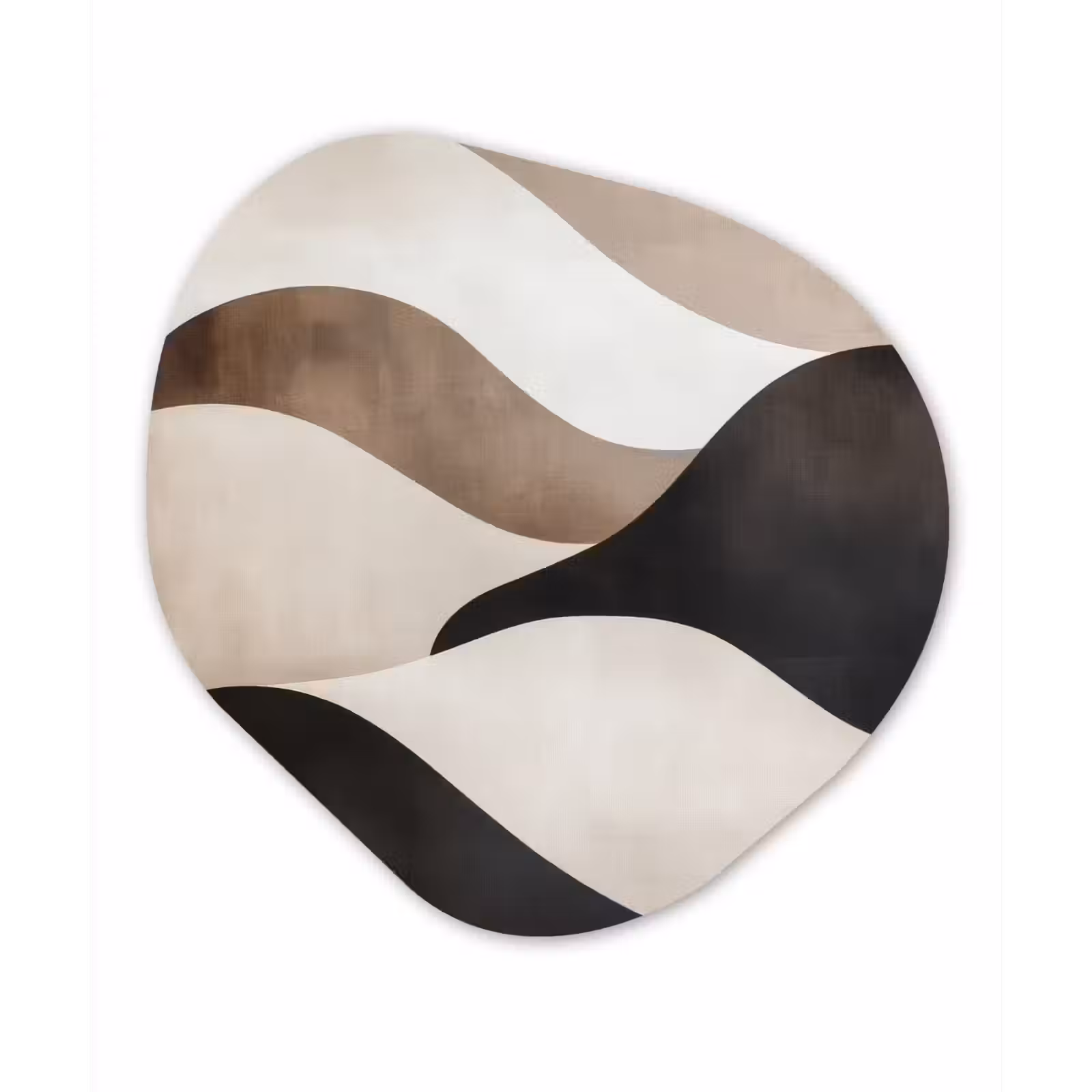 Organisch schilderij - Forex - Golven - Abstract - Beige — 1